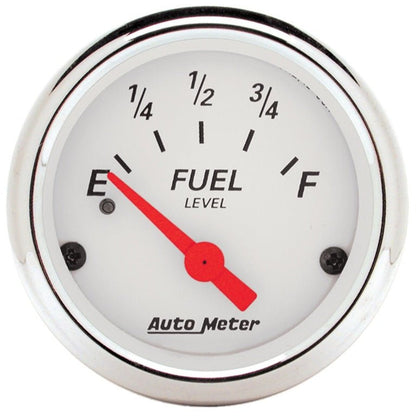 Autometer Arctic White 3-3/8in Electric Speedometer with 2-1/16in Volt/Water/Oil/Fuel AutoMeter Gauges