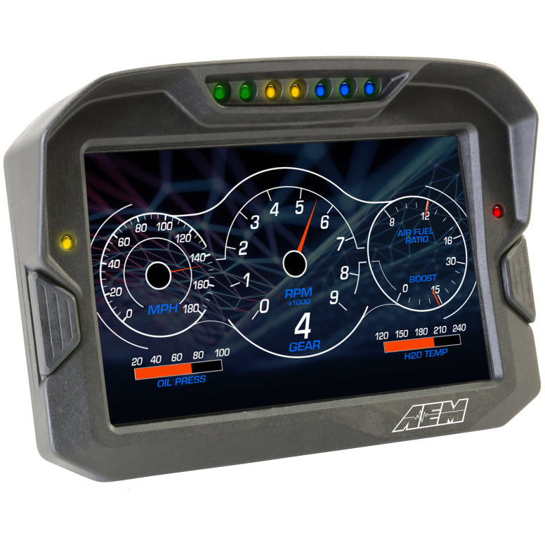 AEM CD-7 Non Logging Race Dash Carbon Fiber Digital Display (CAN Input Only) AEM Gauges