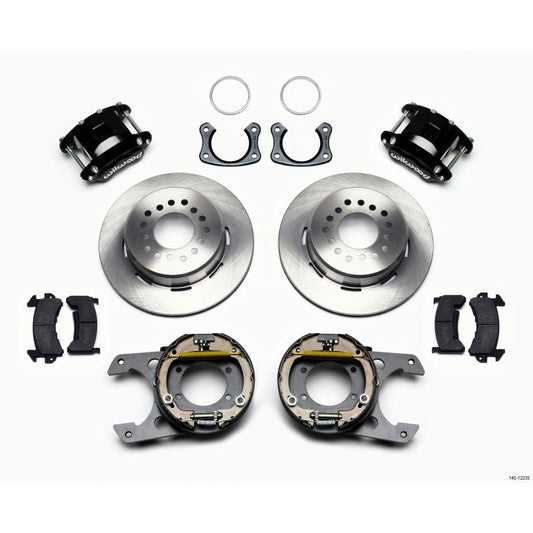 Wilwood D154 P/S Park Brake Kit New Big Ford 2.50in Off Front Mount Wilwood Big Brake Kits