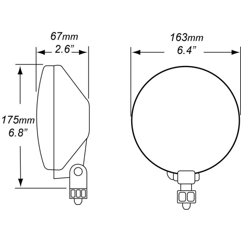 Hella 500 Series 12V H3 Fog Lamp Kit Hella Fog Lights