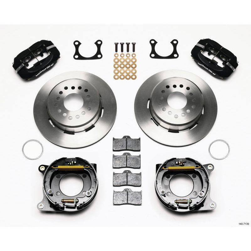 Wilwood Forged Dynalite P/S Park Brake Kit Big Ford 2.36in Offset Wilwood Big Brake Kits