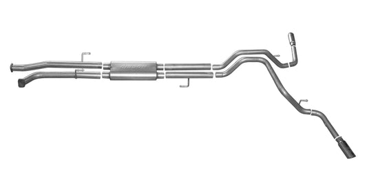 Gibson 14-19 Toyota Tundra SR 4.6L 2.5in Cat-Back Dual Extreme Exhaust - Stainless