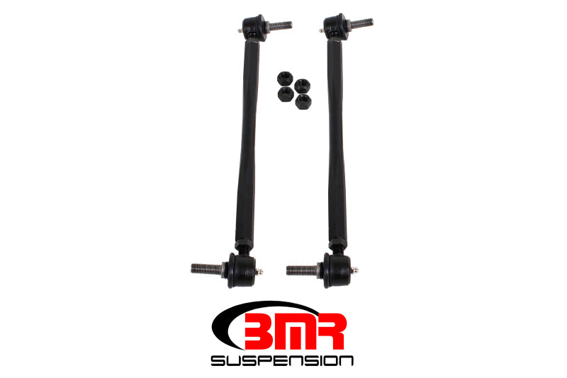 BMR 12-15 5th Gen Camaro Front Sway Bar End Link Kit - Black