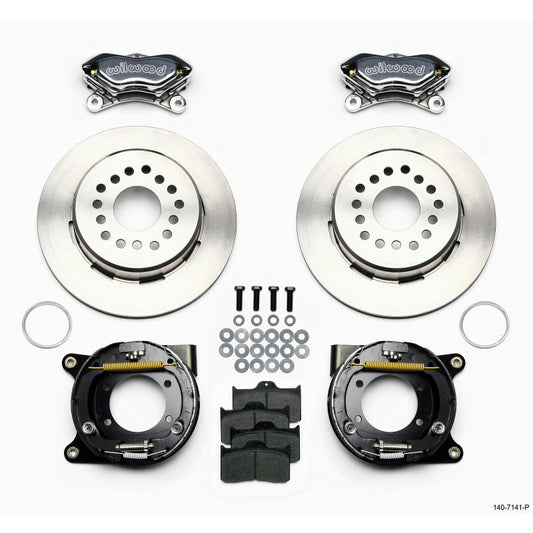 Wilwood Forged Dynalite P/S Park Brake Kit Polished Chevy 12 Bolt w/ C-Clips Wilwood Big Brake Kits