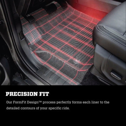 Husky Liners 21-24 Jeep Wrangler UL Rubicon 4xe Hybrid WeatherBeater 2nd Seat Floor Liner - Black