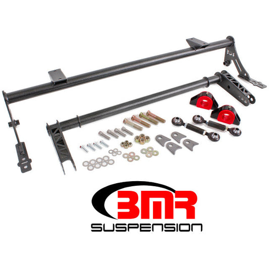 BMR 05-14 S197 Mustang Rear Bolt-On Hollow 35mm Xtreme Anti-Roll Bar Kit (Poly) - Black Hammertone BMR Suspension Sway Bars