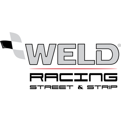 Weld S71 18x8 / 5x4.75 BP / 5.1in. BS Black Wheel (High Pad) - Non-Beadlock Weld Wheels - Forged