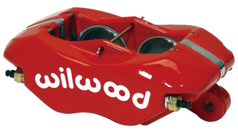 Wilwood Caliper-Forged Dynalite-Red 1.75in Pistons 1.10in Disc