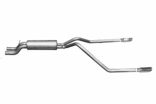 Gibson 01-05 Chevrolet Silverado 2500 HD Base 6.0L 2.5in Cat-Back Dual Split Exhaust - Stainless