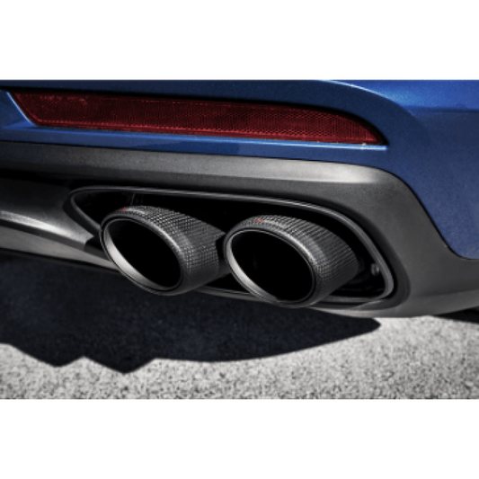 Akrapovic 17-18 Porsche Panamera Turbo Tail Pipe Set (Carbon) Akrapovic Tips
