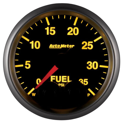 Autometer Elite 2-1/16in 0-35 PSI Fuel Pressure Stepper Motor w/ Peak & Warn AutoMeter Gauges