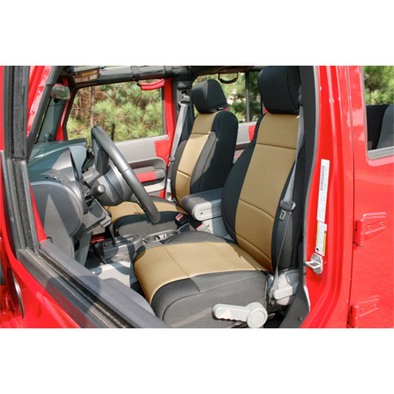 Rugged Ridge Neoprene Front Seat Covers 11-18 Jeep Wrangler JK Rugged Ridge Seats