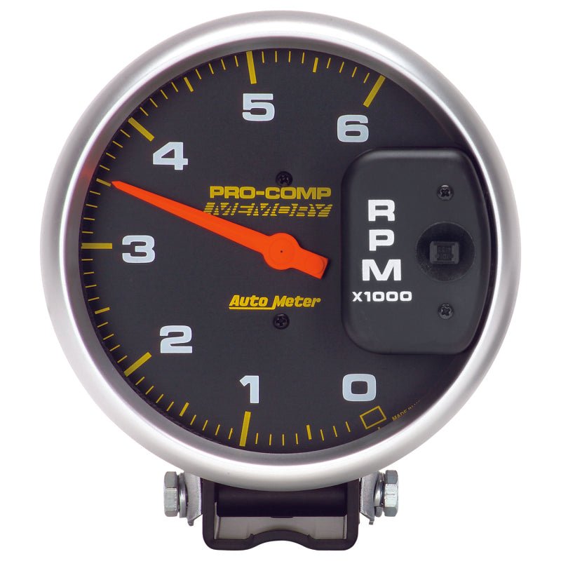 Autometer 5 inch Diesel 6000 RPM with Memory 4 Pulse Tachometer pedestal Mount AutoMeter Gauge Pods