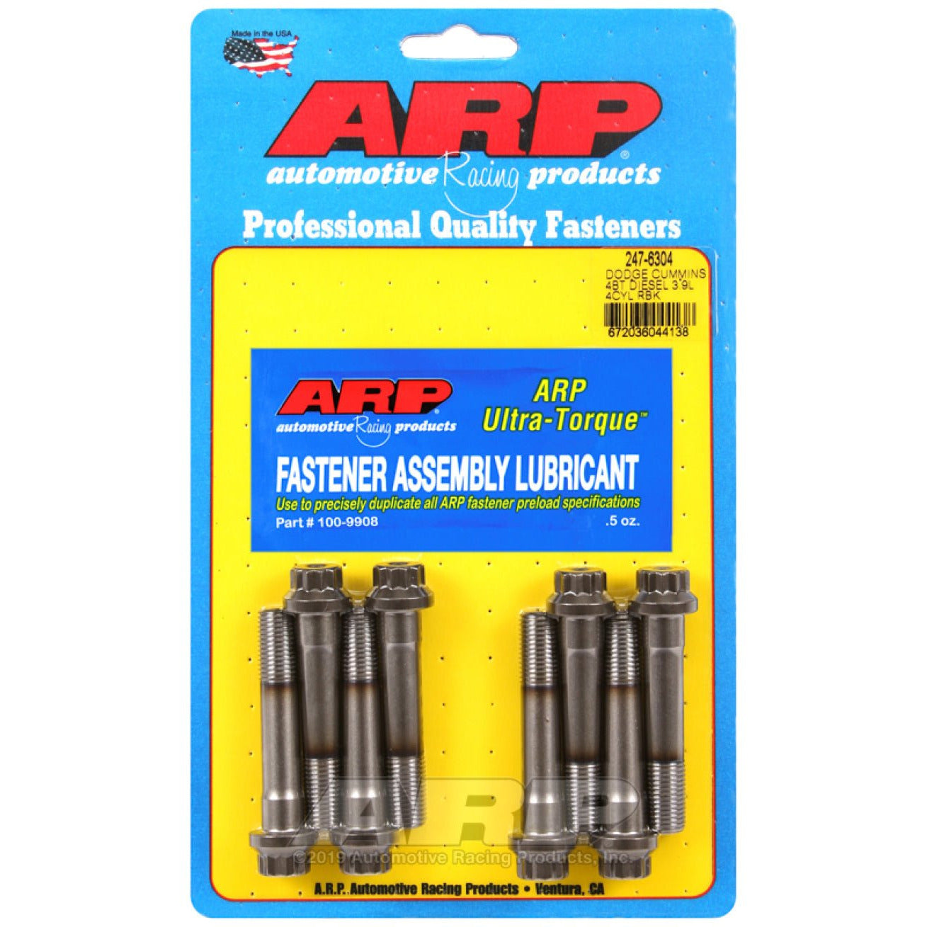ARP Dodge Cummins 3.9L 8V ARP2000 Rod Bolt Kit ARP Rod Bolt Kits