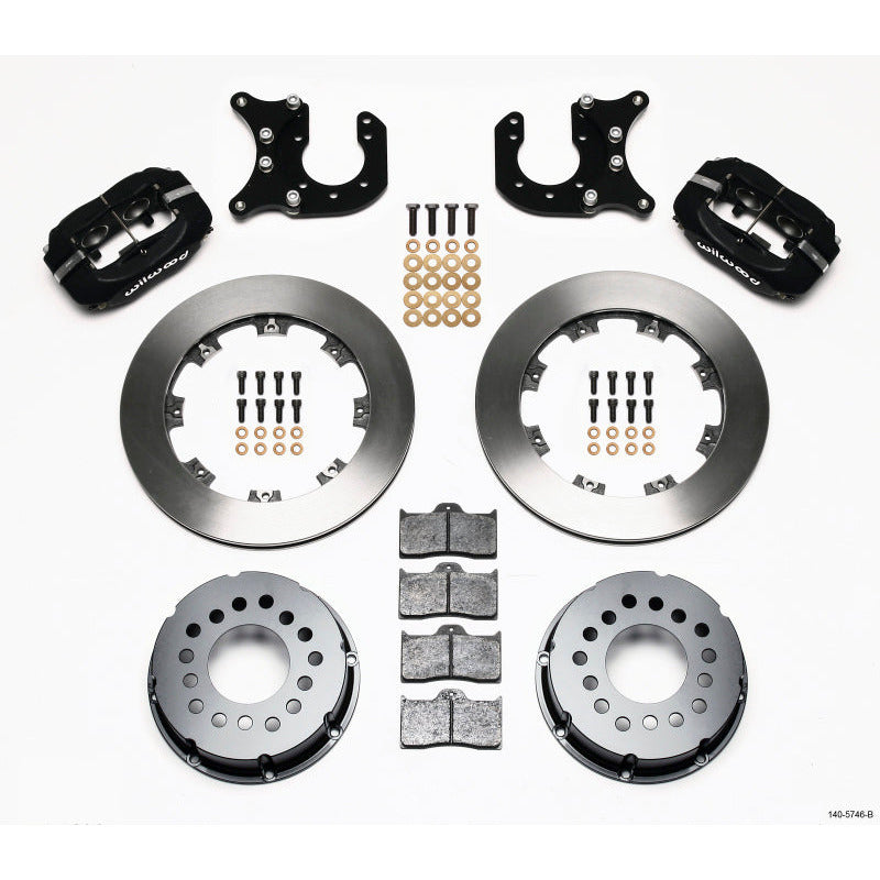 Wilwood Forged Dynalite P/S Rear Kit Chevy 12 Bolt-Spec 3.15in Brng Wilwood Big Brake Kits