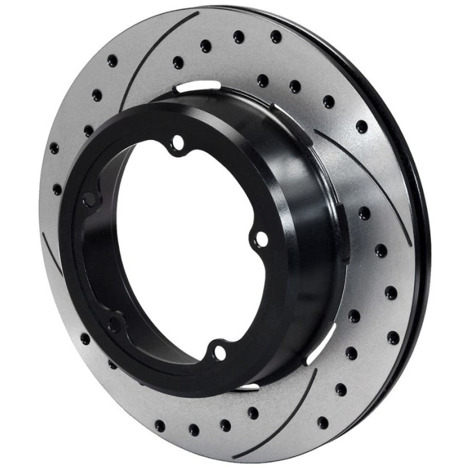 Wilwood Rotor-1.91in Offset-SRP-BLK-Drill-LH 12.19 x .810 - 5 x 5.75in Floater Wilwood Brake Rotors - 2 Piece