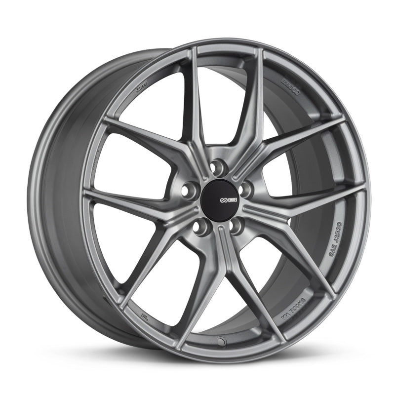 Enkei TSR-X 18x8 45mm Offset 5x114.3 BP 72.6 Hub Bore Storm Gray Wheel Enkei Wheels - Cast