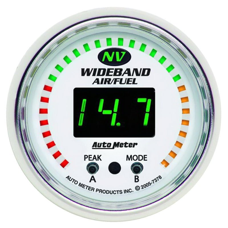 Autometer NV 52mm Wideband Air/Fuel Gauge AutoMeter Gauges