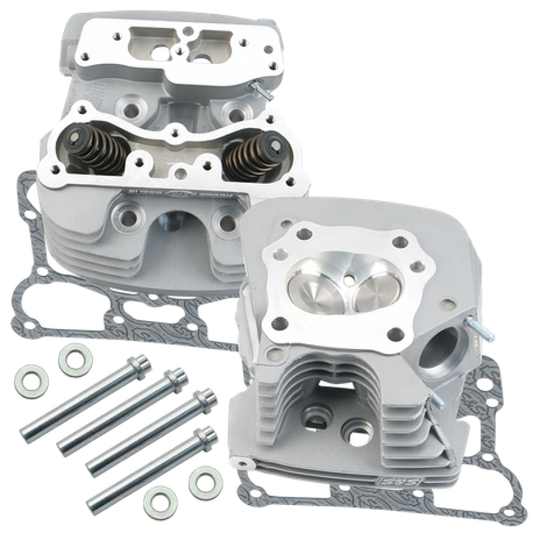 S&S Cycle 99-05 BT Super Stock 79cc Cylinder Head Kit - Silver