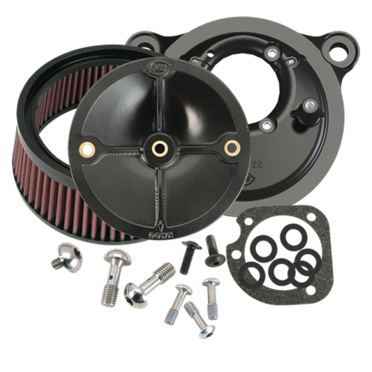 S&S Cycle 93-99 BT Models w/ Stock CV Carb Stealth Air Cleaner Kit w/o Cover