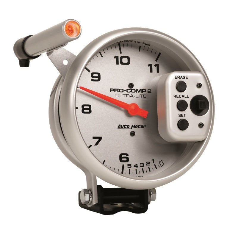Autometer Ultra-Lite 5 inch 11000 RPM Dual Range w/ Shift-Lite and Memory Tach AutoMeter Gauges