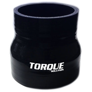 Torque Solution Transition Silicone Coupler 2.25in to 3in Black Universal Torque Solution Silicone Couplers & Hoses