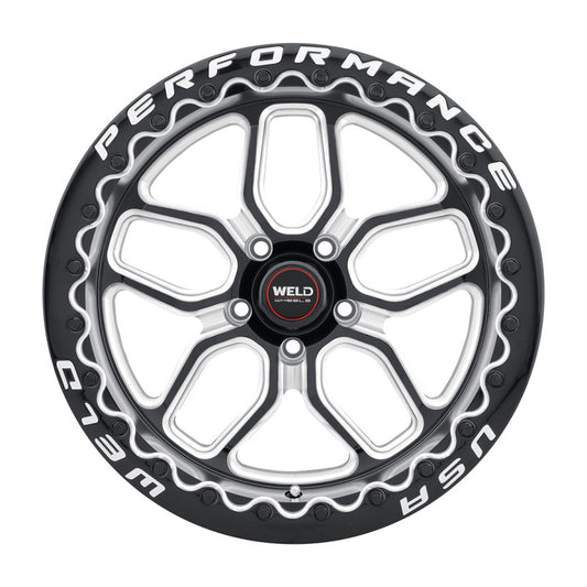 Weld Racing 18x12 Laguna Bead Lock 5x120 ET52 BS8.50 Gloss BLK MIL DIA 78.1 Weld Wheels - Cast