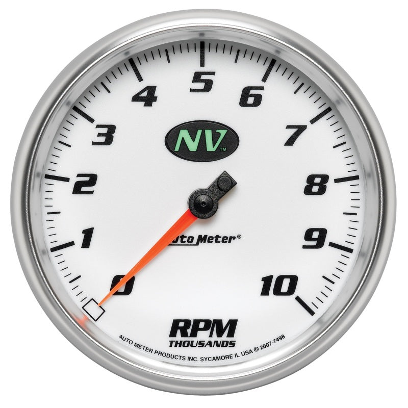 AutoMeter Gauge Tachometer 5in. 10K RPM In-Dash NV AutoMeter Gauges