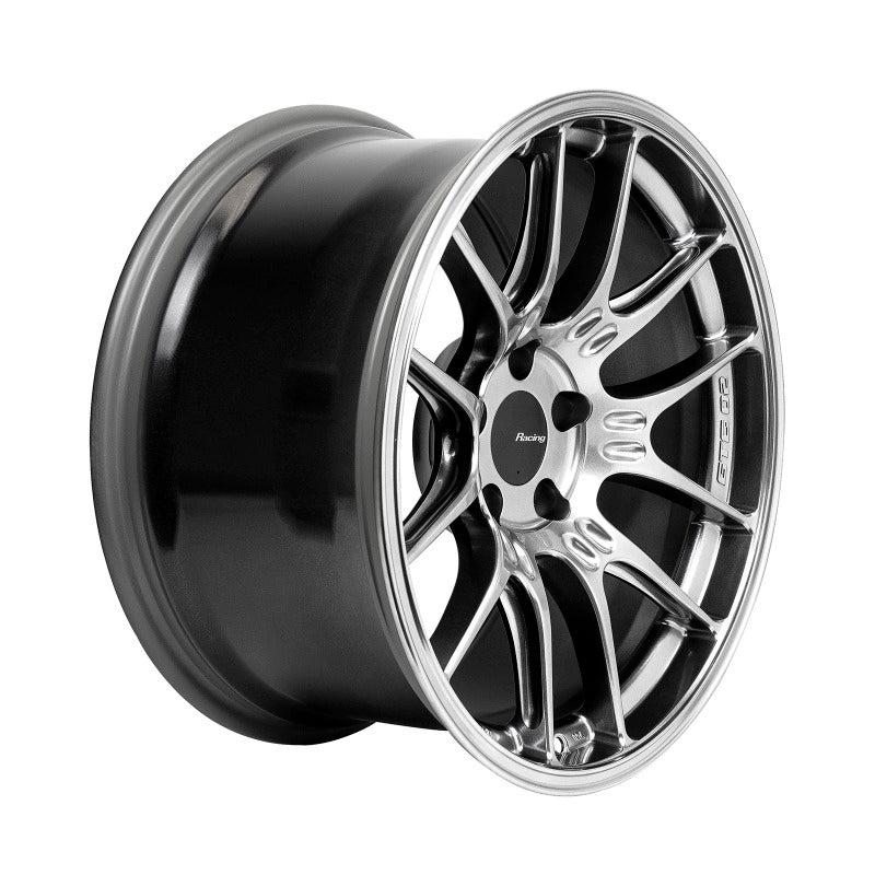 Enkei GTC02 18x9.5 5x114.3 15mm Offset 75mm Bore Hyper Silver Wheel Enkei Wheels - Cast
