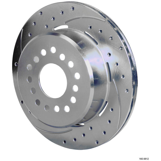 Wilwood Rotor-1.91in Offset-SRP Drill-RH 12.19 x .810 - 5 Lug Wilwood Brake Rotors - 2 Piece