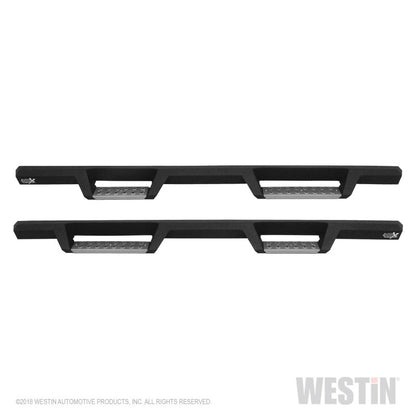 Westin 09-18 RAM 1500 Quad Cab HDX Stainless Drop Nerf Step Bars - Tex. Blk