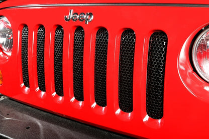 Rugged Ridge Grille Insert Black 07-18 Jeep Wrangler Rugged Ridge Grilles