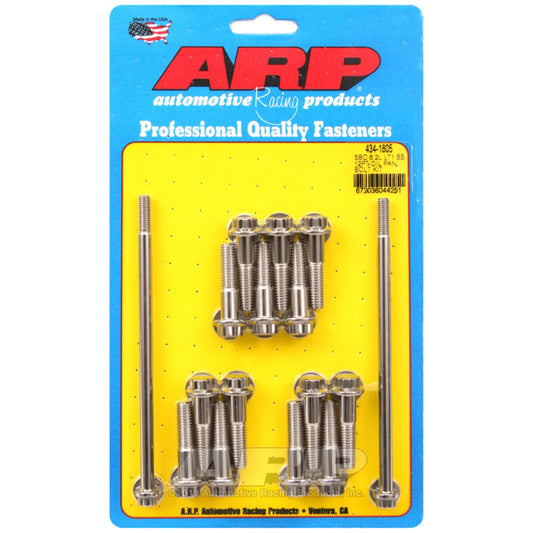 ARP Chevy LT1 6.2L Oil Pan 12pt Stainless Steel Bolt Kit ARP Hardware Kits - Other