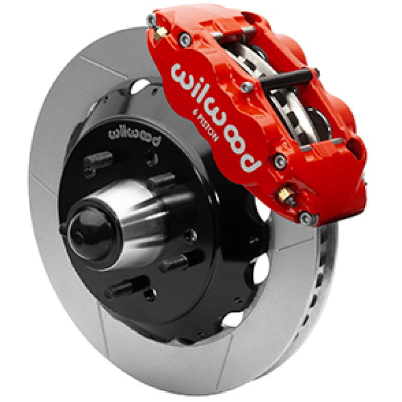 Wilwood Superlite 6R Front Brake Kit for 63-87 Chevy C10 Prospindle13.06 in Diameter, Red Calipers Wilwood Big Brake Kits