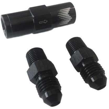 Snow Performance High Flow 4AN Water Check Valve Fittings (For 4AN SS Braided Line Kit) Snow Performance Fittings