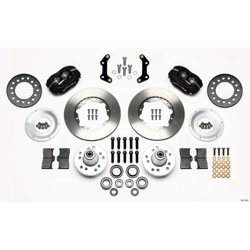 Wilwood Forged Dynalite Front Kit 11.00in 70-72 CDP B & E Body-Disc Wilwood Big Brake Kits