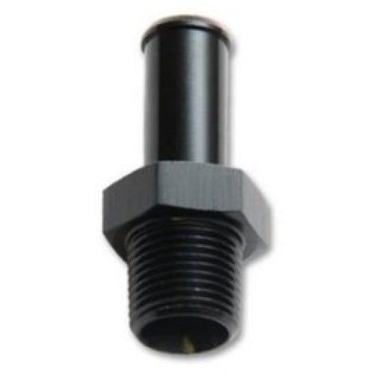 Vibrant 1/16in NPT to 1/4in Barb Straight Fitting - Aluminum Vibrant Fittings