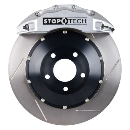 StopTech 97-04 Chevy Corvette C5 Front BBK w/ Silver ST-60 Calipers Slotted 355x32mm Rotors Stoptech Big Brake Kits