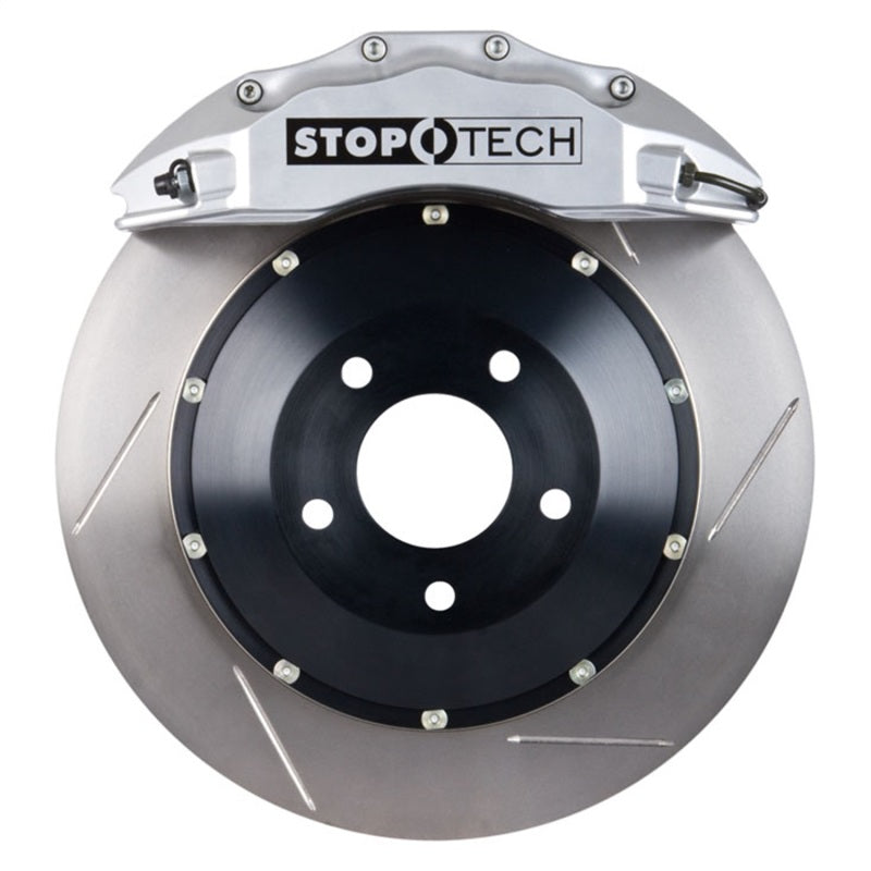 StopTech 99-02 Nissan Skyline Front BBK w/ Silver ST-60 Calipers Slotted 380X32mm Rotors Stoptech Big Brake Kits