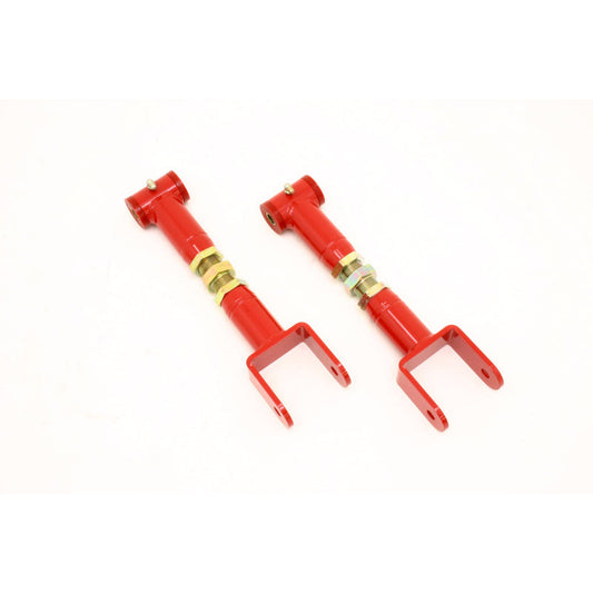 BMR 91-96 B-Body Upper Control Arms On-Car Adj. Extended Length (Polyurethane) - Red BMR Suspension Control Arms