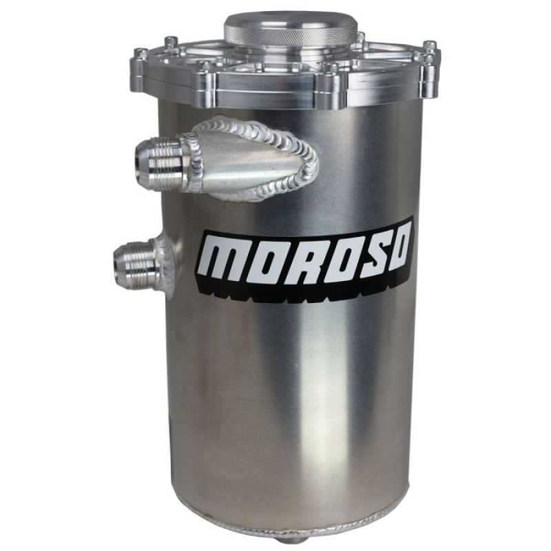 Moroso 15in Tall 7in Dia 6qt Dry Sump Tank