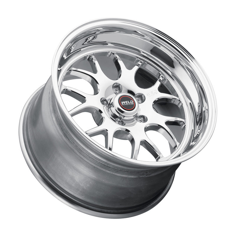 Weld S77 15x11 / 5x115 BP / 6.5in BS Polished Wheel - Non-Beadlock Weld Wheels - Forged