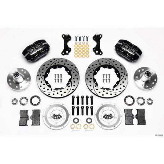 Wilwood Dynapro Dust-Boot Front Kit 11.00in Drilled WWE ProSpindle Wilwood Big Brake Kits