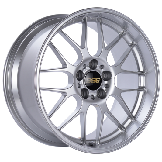 BBS RG-R 18x10 5x120 ET25 Diamond Silver Wheel -82mm PFS/Clip Required