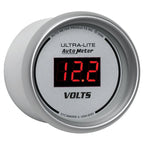Autometer Ultra-Lite 2-1/16in 8-18 Volts Digital Voltmeter AutoMeter Gauges