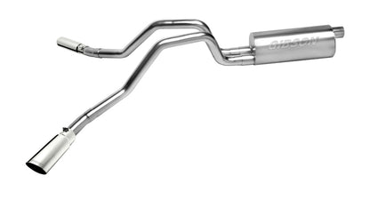 Gibson 10-13 Chevrolet Silverado 1500 LS 4.8L 2.25in Cat-Back Dual Extreme Exhaust - Aluminized