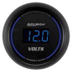 Autometer Cobalt Digital 52.4mm Black Voltmeter AutoMeter Gauges