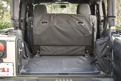 Rugged Ridge C3 Cargo Cover 2-Door w/Subwoofer 07-14 Jeep Wrangler Rugged Ridge Car Covers