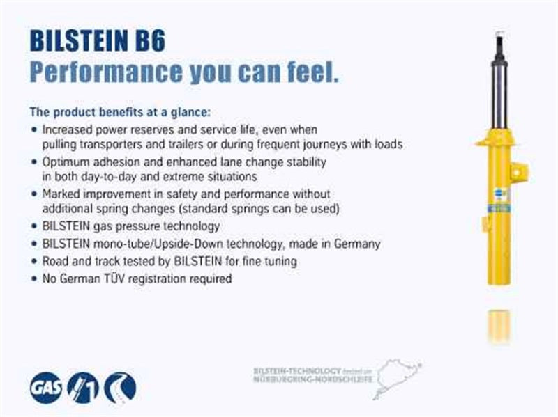 Bilstein B6 16-17 Fiat 500X 4WD Rear Right Suspension Strut Assembly