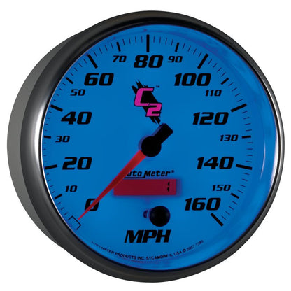 Autometer C2 5 inch 160MPH In-Dash Electronic Programmable Speedometer AutoMeter Gauges